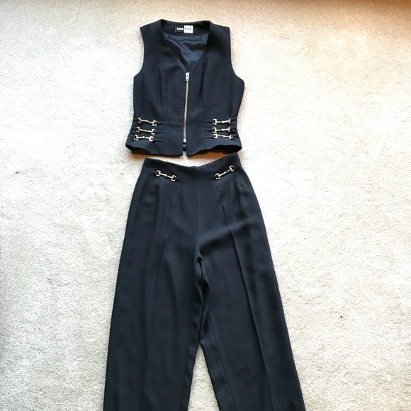 Rina Rossi Other - RINA ROSSI pantsuit with gold bit detail